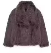 Women's Faux Fox Fur Coat