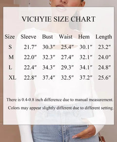 VICHYIE Womens Fashion Fall Clothes One Piece Cutout Tops Long Sleeve Ribbed Slim Fitted Shirts Tee Tshirts Large Long-moss Green