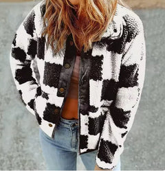 Fashion Personality Women's Plaid Jacket