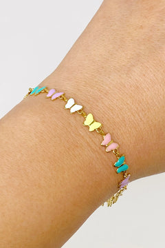 Linked Butterflies Bracelet