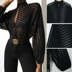 Women's Mesh Net Blouse