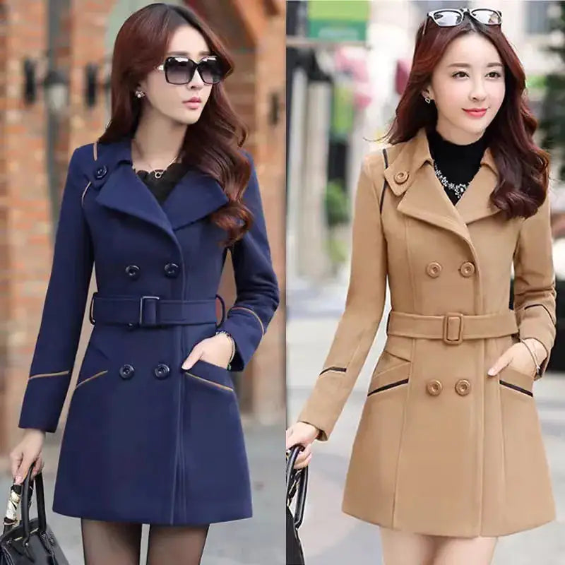 Korean Women's Wool Coat